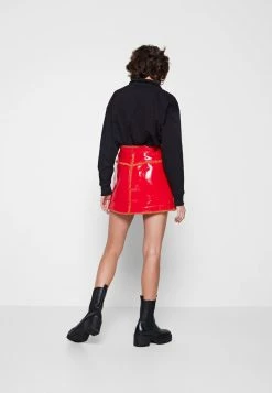 Diesel O-NEILLIA - Mini Skirt - Red -Diesel shop 005f5a0d5685467fbe1572518038b693