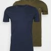 Diesel RANDAL TUBE 2 PACK - Undershirt - Dark Blue/green
