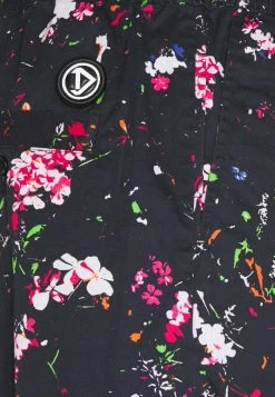 Diesel P-TOLLER FLOWER - Trousers - Black -Diesel shop 0592abbb142c47398abb7fdd8795333d