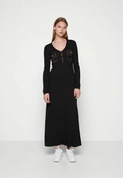 Diesel D-BORDY-LONG - Maxi Dress - Black