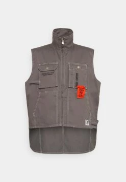 Diesel J-HOWE - Waistcoat - Light Grey