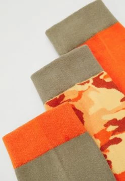 Diesel SKM-RAY-THREEPACK 3 PACK - Socks - Gray/orange -Diesel shop 073d193990ac4540bca166499bad91d2