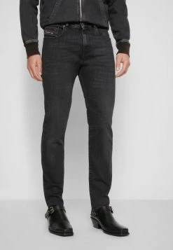 Diesel DSTRUKT - Slim Fit Jeans - Black/dark Grey