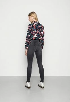 Diesel D-SLANDY-HIGH - Jeans Skinny Fit - Grey -Diesel shop 08ef6b22a2ec4e6cb4de65f737bf2cb0