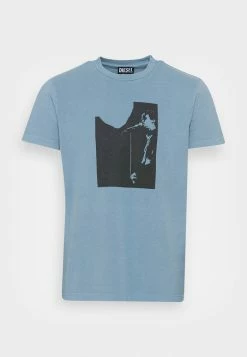 Diesel DIEGOR - Print T-shirt - Blue -Diesel shop 0912461ec81a41f29fedf0fa55ecfbd0