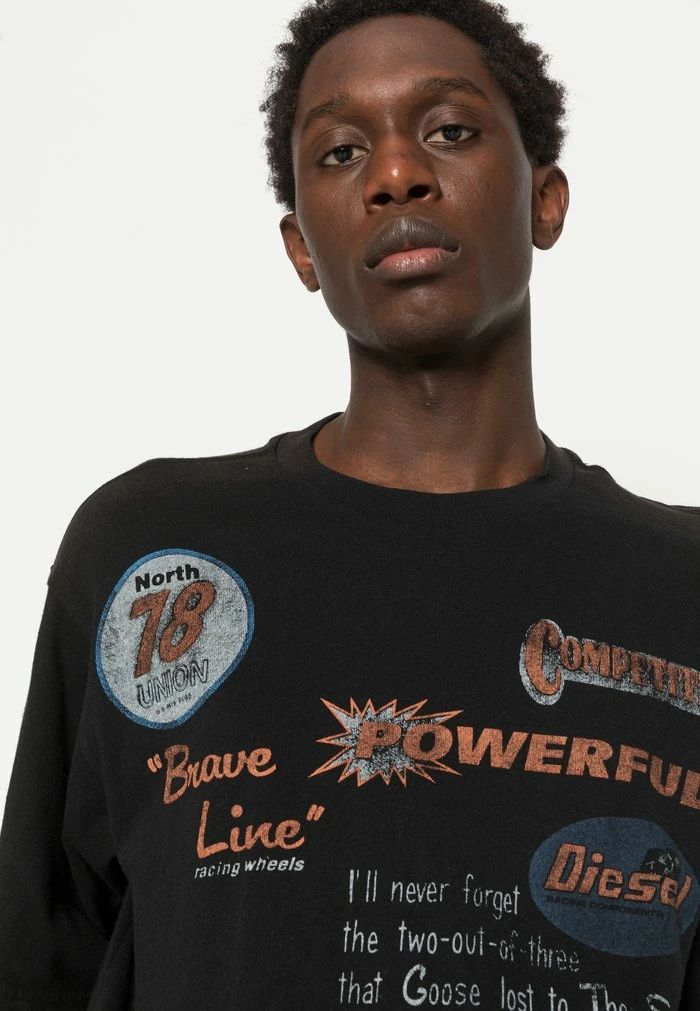 Diesel BALM - Print T-shirt - Black 5 Diesel BALM - Print T-shirt - Black - Image 5