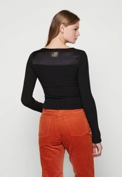 Diesel T-BORDIE - Long Sleeved Top - Black -Diesel shop 0a9e1e1b3b8747eea370109631280e6a