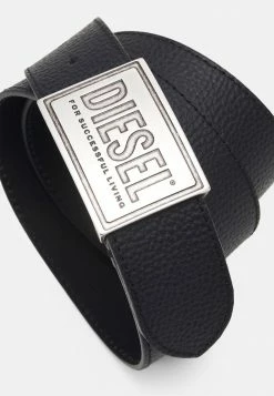 Diesel GRAIN UNISEX - Belt - Black -Diesel shop 0d04ddeaf78f42a29b375ed3e0050a72