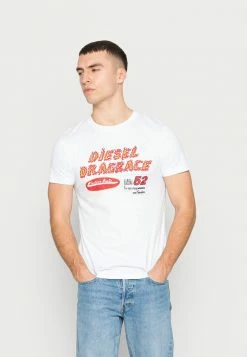 Diesel DIEGOR - Print T-shirt - White