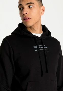 Diesel S GINN HOOD C7 - Sweatshirt - Black -Diesel shop 0fcd86dfe0bc49f38572511a39e513f4