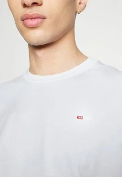 Diesel T-JUST-MICRODIV - Basic T-shirt - White -Diesel shop 107ffb9d7b2e4207b32d40b20505e18f