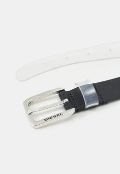 Diesel LEVEL - Belt - Black/transparant -Diesel shop 10bb32ecda7c467583c9208f47638690