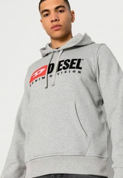 Diesel GINN HOOD - Hoodie - Gray -Diesel shop 11146804da7b4a2dbfc993d959d11a8c