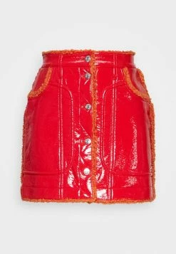 Diesel O-NEILLIA - Mini Skirt - Red -Diesel shop 118b77efb2984541a016a09c169bd9f6