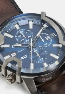 Diesel GRIFFED MINI - Chronograph Watch - Brown/blue -Diesel shop 16a76c4f09024ac2b9be374564b67d11