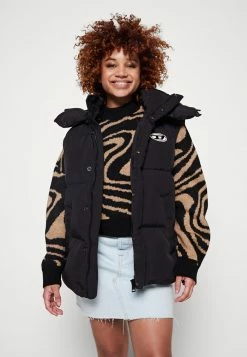 Diesel W-ROLF - Waistcoat - Black