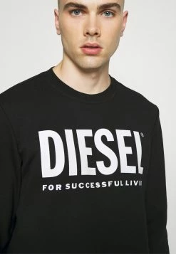 Diesel GIRK ECOLOGO - Sweatshirt - Black -Diesel shop 1799221da3ae4cecae20eedee3108474