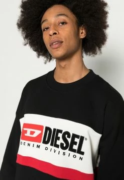 Diesel S-TREAPY-DIVISION - Sweatshirt - Black -Diesel shop 17ac86b797c543df9cfe5c5343c4cc25