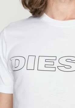 Diesel UMLT-JAKE - Print T-shirt - White -Diesel shop 180d5fa83ee04b5abd9b941c0d0f28f4