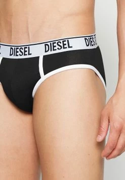 Diesel ANDRE 2 PACK - Briefs - Grey/black -Diesel shop 181a74837c6648348b0a4583a631eba8