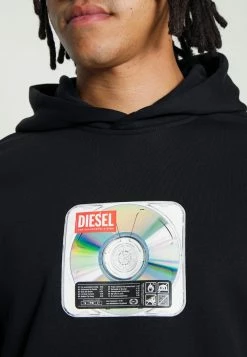 Diesel GINN HOOD - Sweatshirt - Black -Diesel shop 1994e2e8d6e54683a451b328cec9fdba