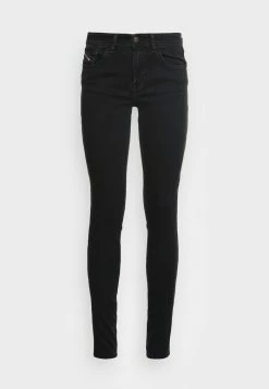 2018 SLANDY-LOW DIESEL LIBRARY - Jeans Skinny Fit - Black/gray -Diesel shop 19b43aad22ff495db472360c7c569c8c