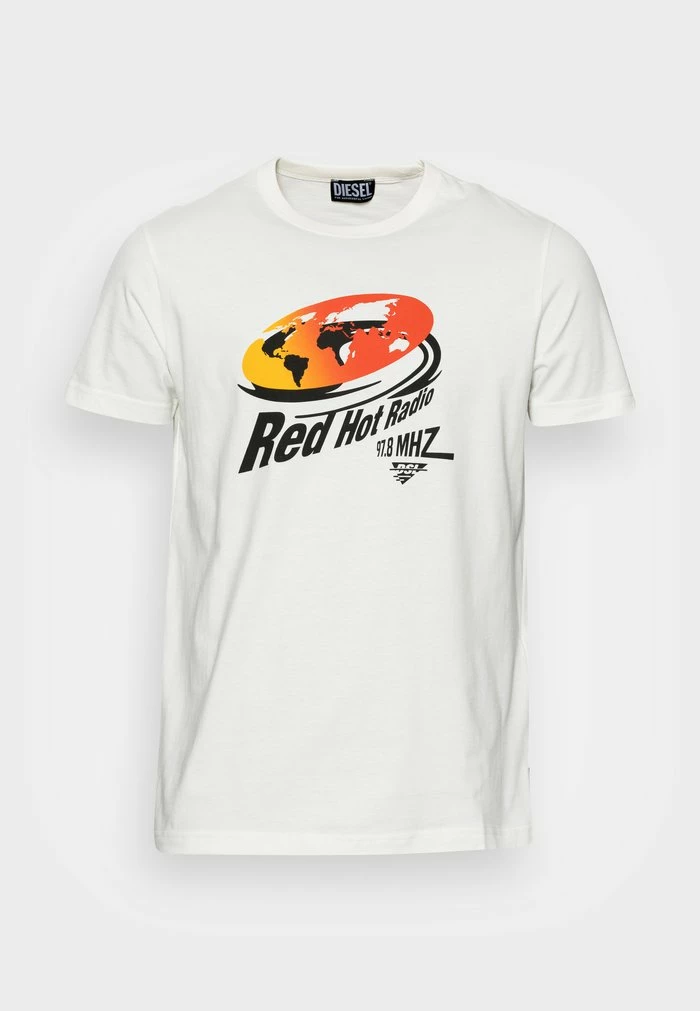 Diesel T-DIEGOR - Print T-shirt - 0grai 141 4 Diesel T-DIEGOR - Print T-shirt - 0grai 141 - Image 4