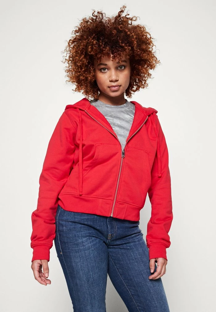 Diesel F-REGGY-HOOD-ZIP - Zip-up Sweatshirt - Red 1 Diesel F-REGGY-HOOD-ZIP - Zip-up Sweatshirt - Red