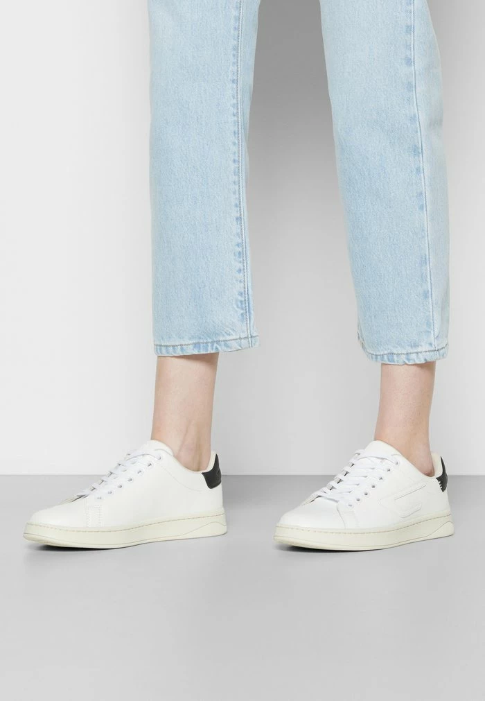 Diesel S-ATHENE LOW W - Trainers - White/black 3 Diesel S-ATHENE LOW W - Trainers - White/black - Image 3