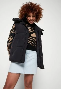 Diesel W-ROLF - Waistcoat - Black -Diesel shop 1bc289023af84ae9bd58b2a5318763e6