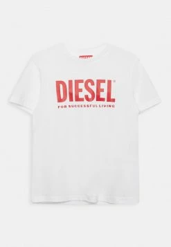 Diesel JUST LOGO UNISEX - Print T-shirt - Base Red
