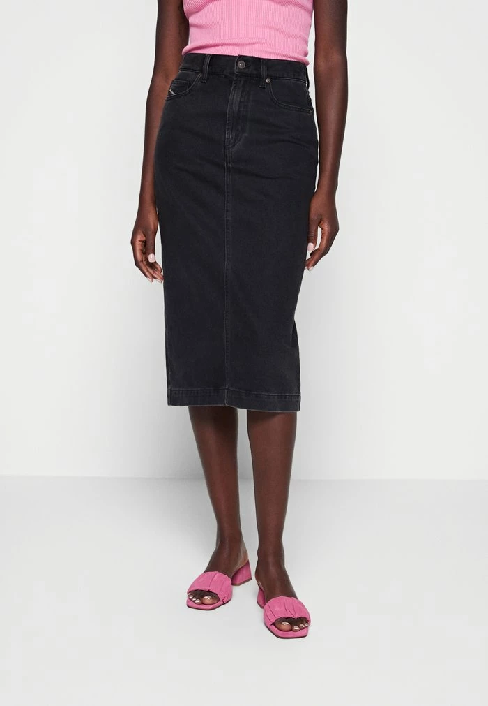 Diesel DE-RONNY - Denim Skirt - Black Dark Grey 1 Diesel DE-RONNY - Denim Skirt - Black Dark Grey