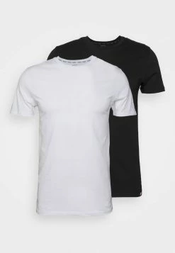 Diesel 2PACK UMTEE RANDAL TUBE - Undershirt - Black & White