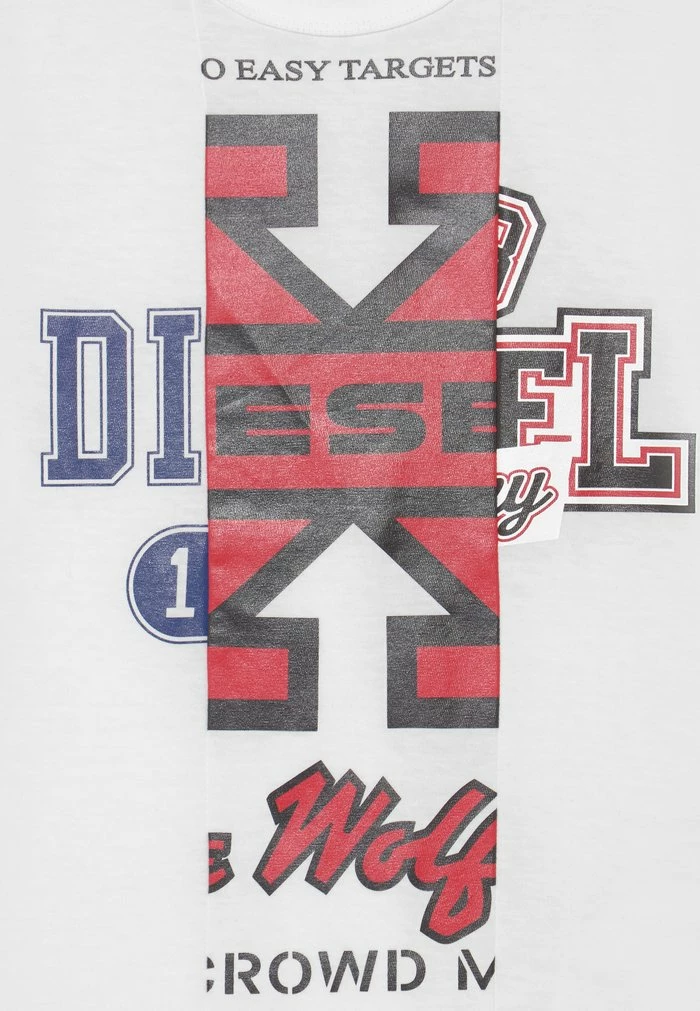 Diesel TDIEGIE UNISEX - Print T-shirt - Bianco 3 Diesel TDIEGIE UNISEX - Print T-shirt - Bianco - Image 3