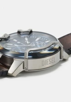 Diesel GRIFFED MINI - Chronograph Watch - Brown/blue -Diesel shop 1f1702a7a3974206a339bc6dffeaaa04