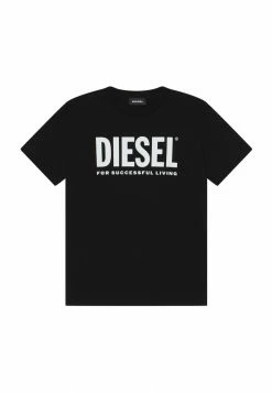 Diesel JUST LOGO UNISEX - Print T-shirt - Nero -Diesel shop 200a5d3f5bd548ceb0f3f53b70aa5a43