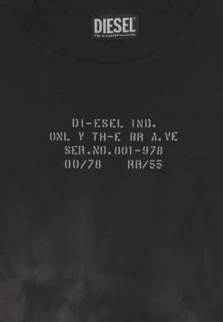 Diesel TALZY OVER - Print T-shirt - Black -Diesel shop 2046de87f91246cbb4a5c2f9453e2e3e