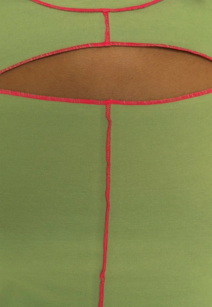 Diesel TINEST - Jersey Dress - Green 5 Diesel TINEST - Jersey Dress - Green - Image 5