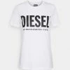 Diesel SILY LOGO - Print T-shirt - White