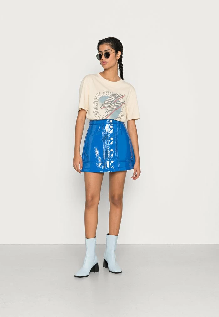 Diesel AMBRA - Mini Skirt - Blue 2 Diesel AMBRA - Mini Skirt - Blue - Image 2