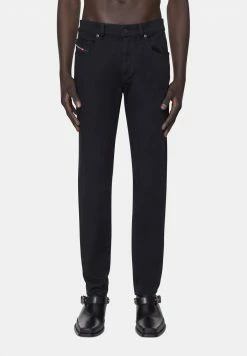 Diesel DSTRUKT - Slim Fit Jeans - Black Dark Grey