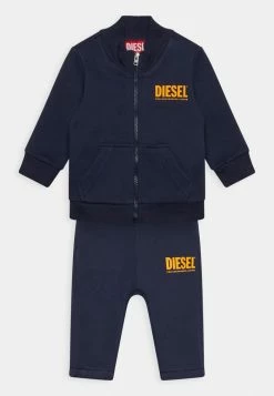 Diesel SUITYLOGOLONGXB UNISEX SET - Tracksuit Bottoms - Peacoat
