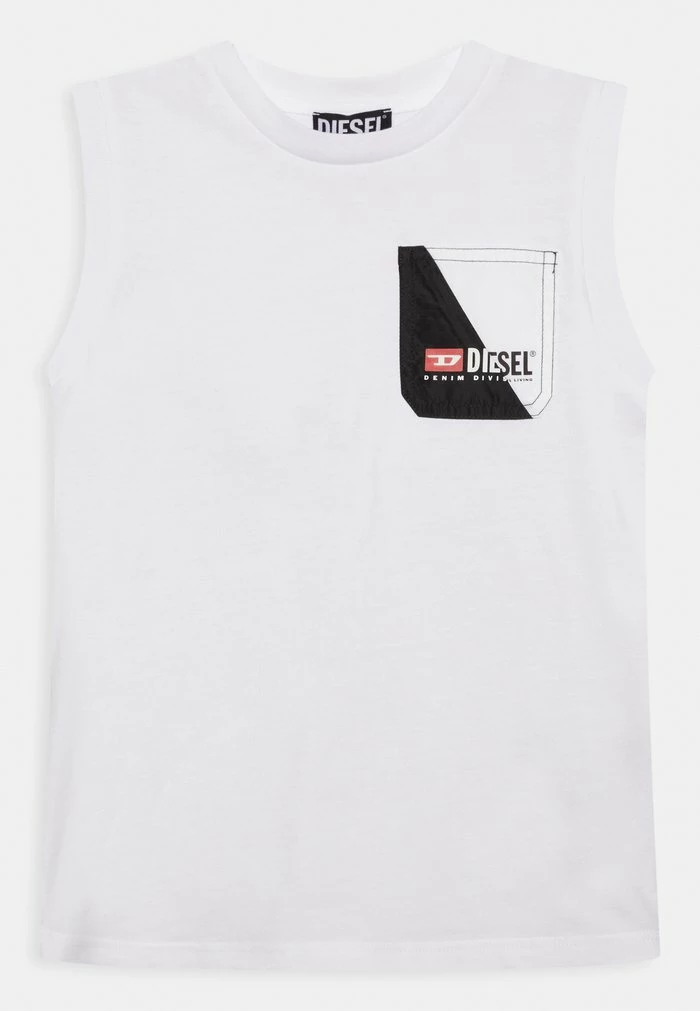 Diesel MTUCIOX - Print T-shirt - Bianco 1 Diesel MTUCIOX - Print T-shirt - Bianco