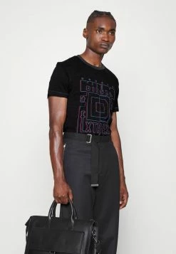 Diesel DIEGOR - Print T-shirt - Black -Diesel shop 2b4505d24ddc40a7b709807f1ed5aa70