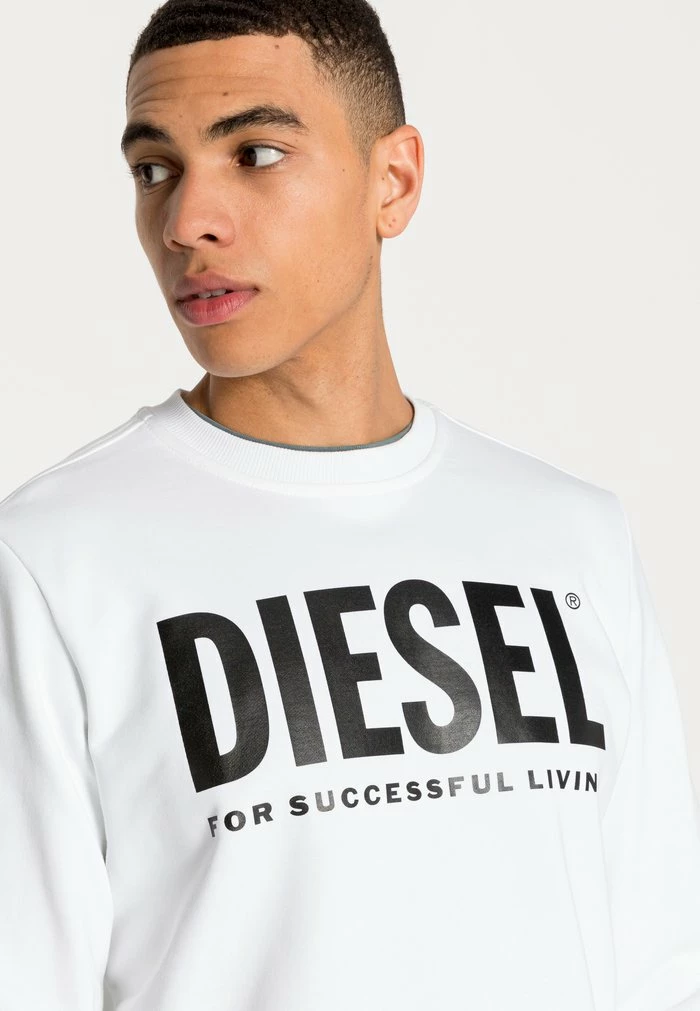 Diesel GIRK ECOLOGO - Sweatshirt - White 5 Diesel GIRK ECOLOGO - Sweatshirt - White - Image 5