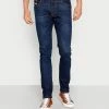 Diesel D-LUSTER - Slim Fit Jeans - Dark Blue Denim