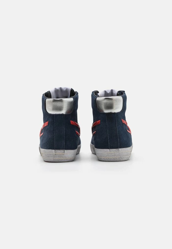 Diesel S-LEROJI MID X UNISEX - High-top Trainers - Insignia Blue/red Alert 3 Diesel S-LEROJI MID X UNISEX - High-top Trainers - Insignia Blue/red Alert - Image 3