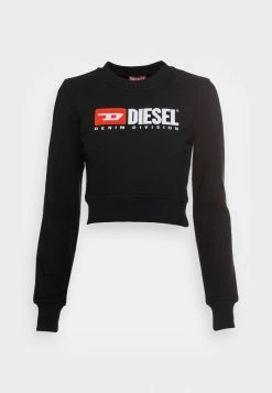 Diesel F-SLIMMY-DIV - Sweatshirt - Black -Diesel shop 2ed65701fb4d4bd3a32154ff7b663293