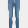 Diesel SLANDY-LOW-ZIP - Jeans Skinny Fit - Light Blue