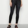 Diesel SLANDY HIGH LIBRARY - Jeans Skinny Fit - Black/gray